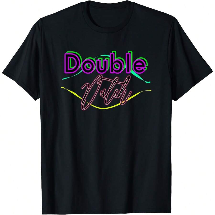 Jump Rope Double Dutch - Retro Double Dutch Jump Rope Graphic