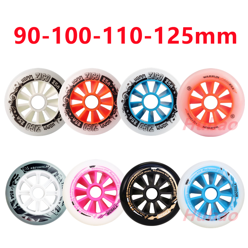 Roller Skate Inline - 6/8 Pcs Inline Skate Wheels 90/100/110/125mm