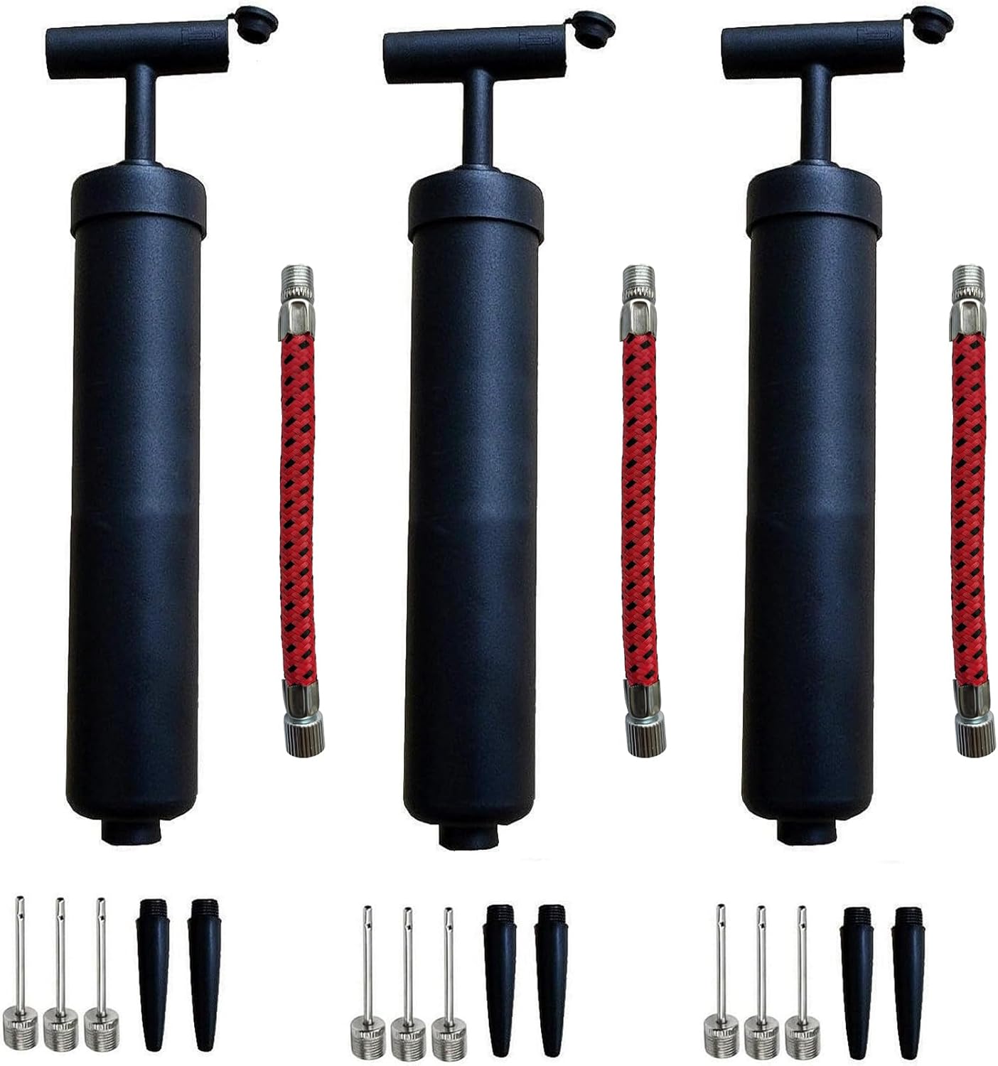 Sports Equipment Images - Hand Air Pump Kit with Flexible