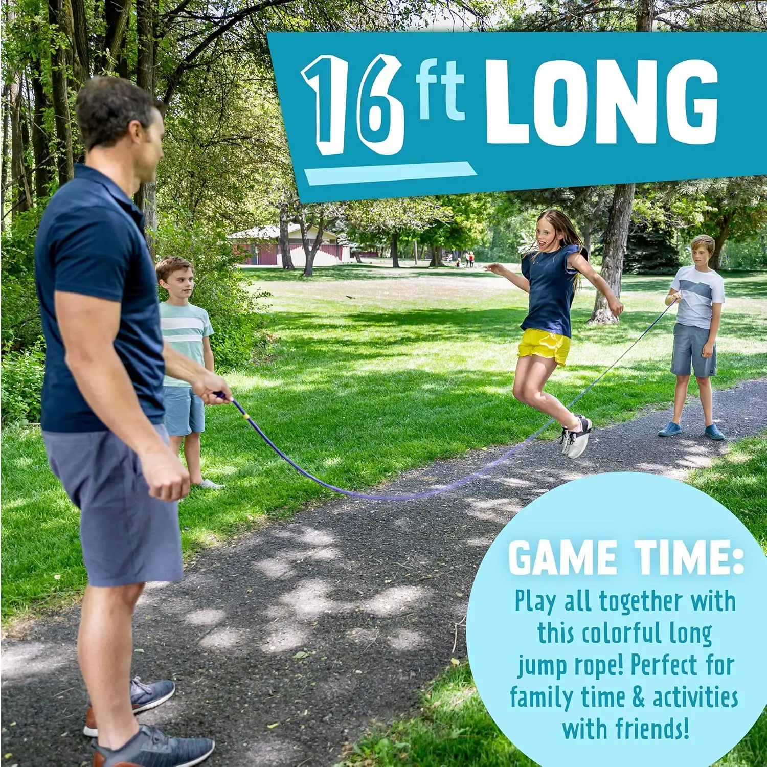 16ft Single Jump Rope for Kids - Jump Rope Double Dutch incelemesi ve fiyatı