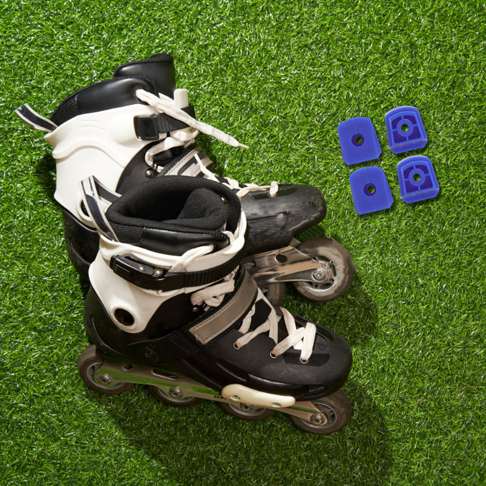 4Pcs Bright Blue Inline Skate  - Roller Skate Inline incelemesi ve fiyatı