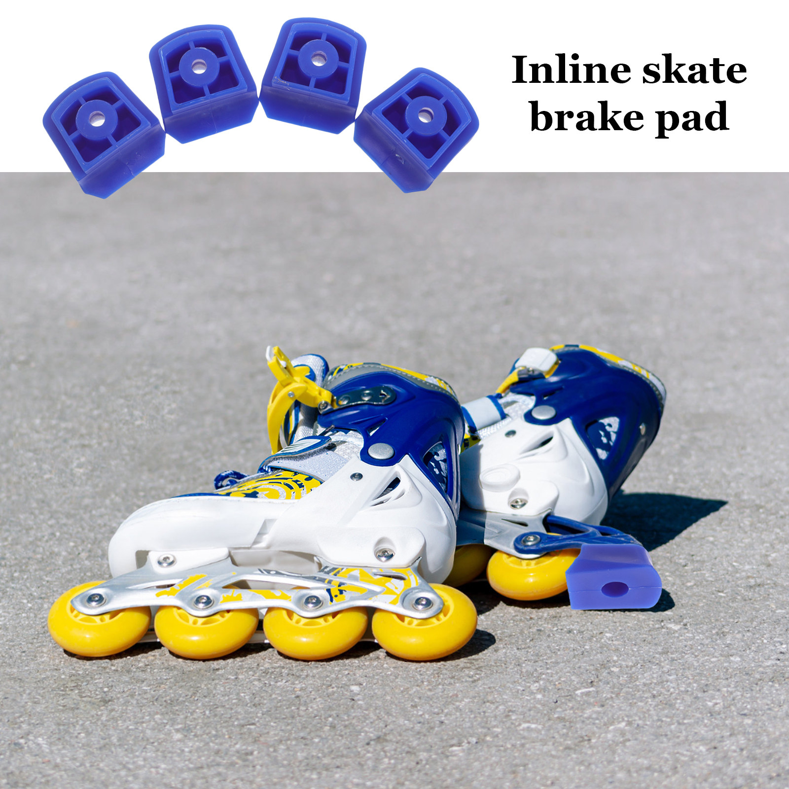 4Pcs Bright Blue Inline Skate  - Roller Skate Inline incelemesi ve fiyatı