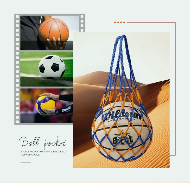 1PC Football Net Bag Nylon Bol - Sports Equipment Outdoor Storage incelemesi ve fiyatı