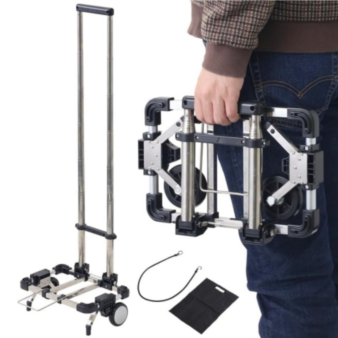 Adjustable Length Foldable Han - Sports Equipment Trolley incelemesi ve fiyatı