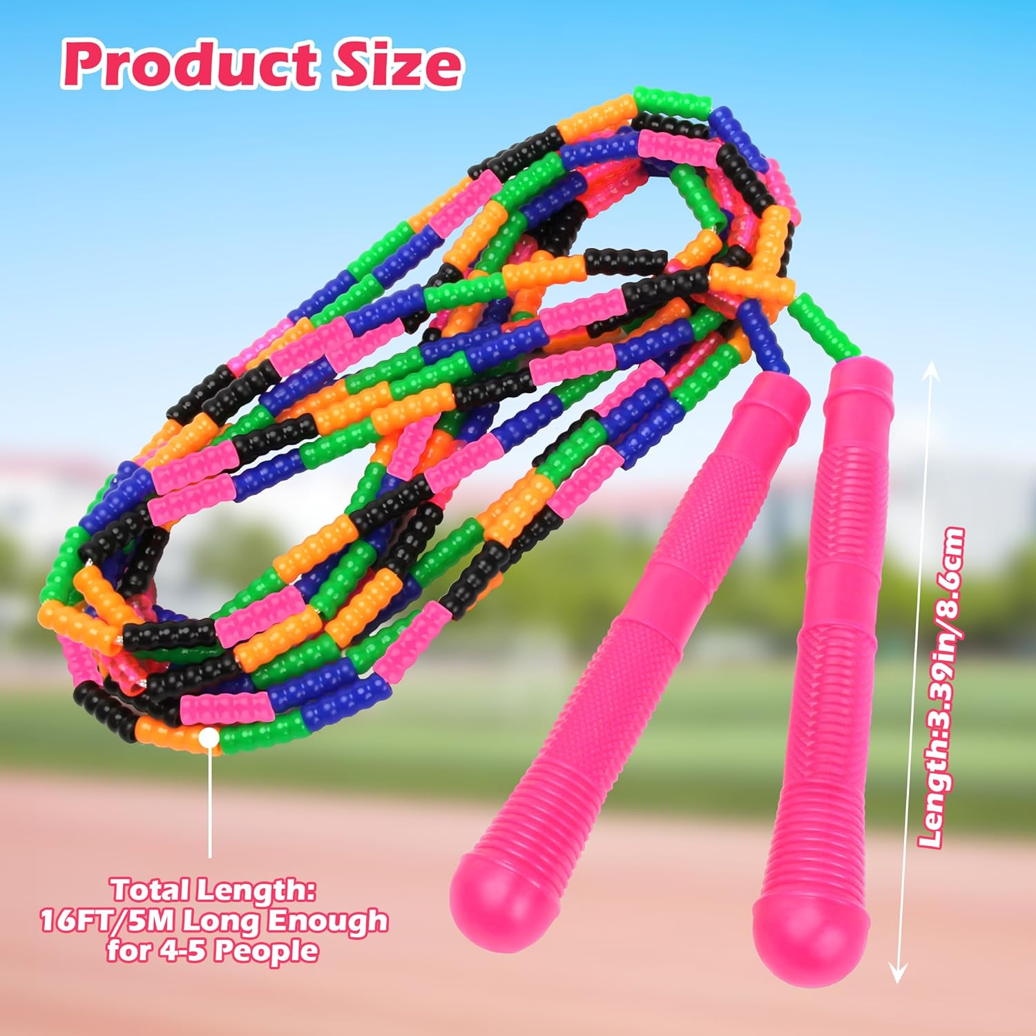 16FT Long Jump Rope (4 Pack) - - Jump Rope Double Dutch incelemesi ve fiyatı