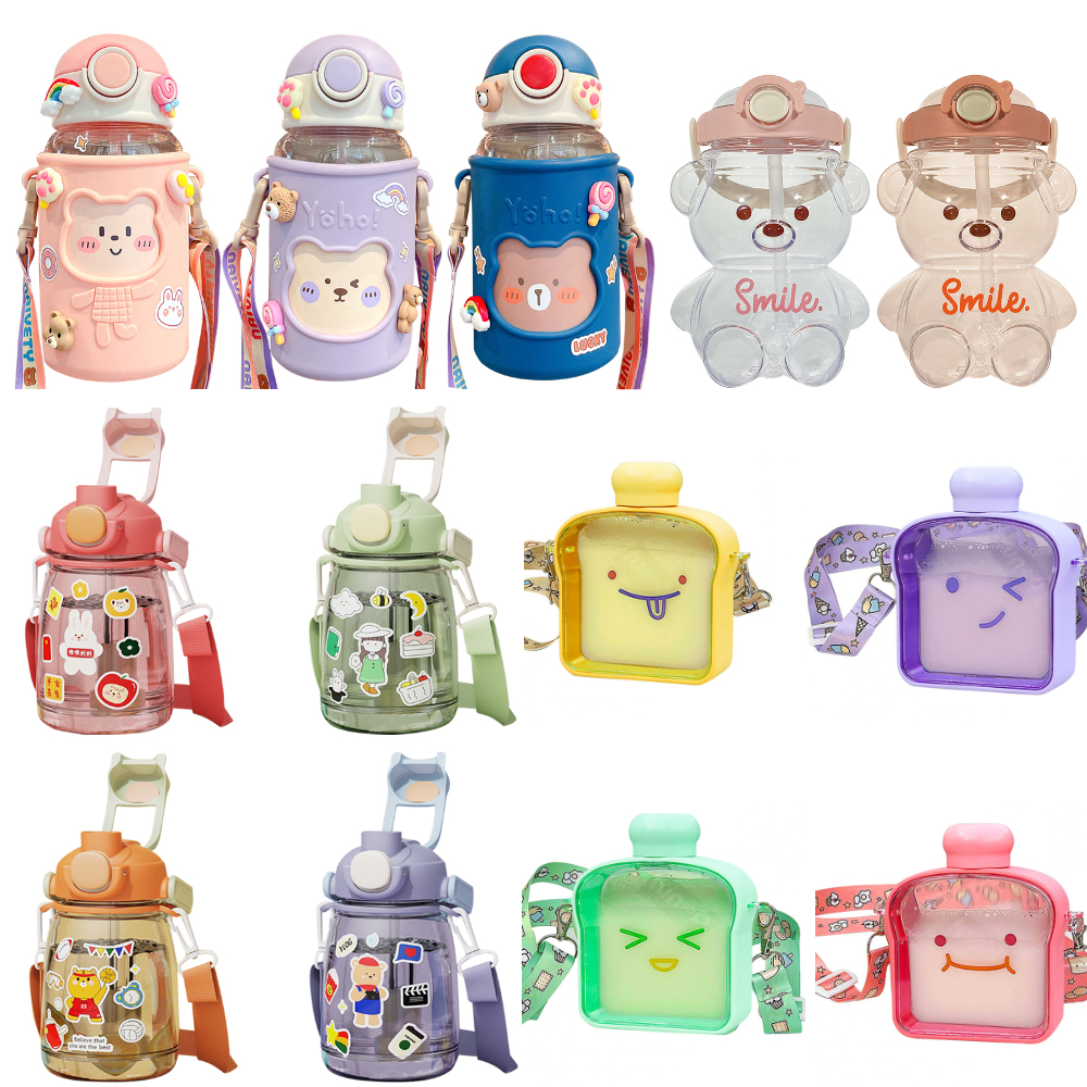 Kawaii Water Bottle Cute Bear  - Sports Equipment 7 Year Old incelemesi ve fiyatı