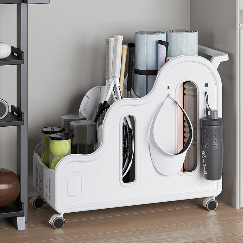 Storage rack Movable yoga mat  - Sports Equipment Trolley incelemesi ve fiyatı