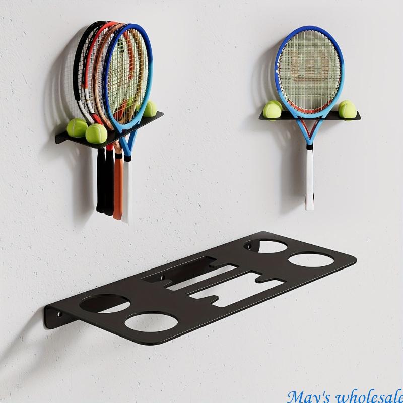 Black Wall Mounted Tennis Rack - Sports Equipment For Tennis incelemesi ve fiyatı