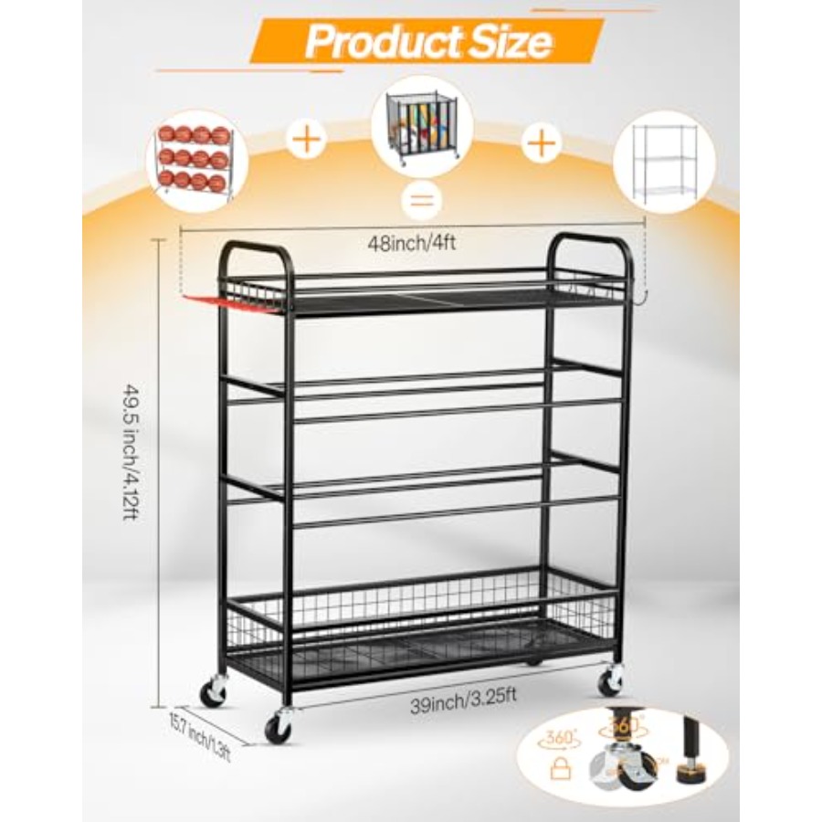Garage Sports Equipment Organi - Sports Equipment Outdoor Storage incelemesi ve fiyatı