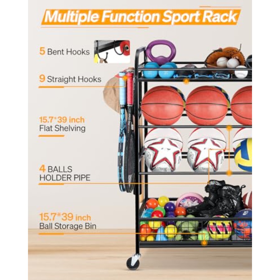 Garage Sports Equipment Organi - Sports Equipment Outdoor Storage incelemesi ve fiyatı