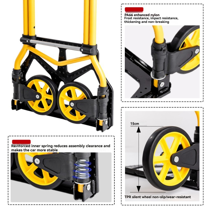 Folding Hand Truck Portable,Li - Sports Equipment Trolley incelemesi ve fiyatı