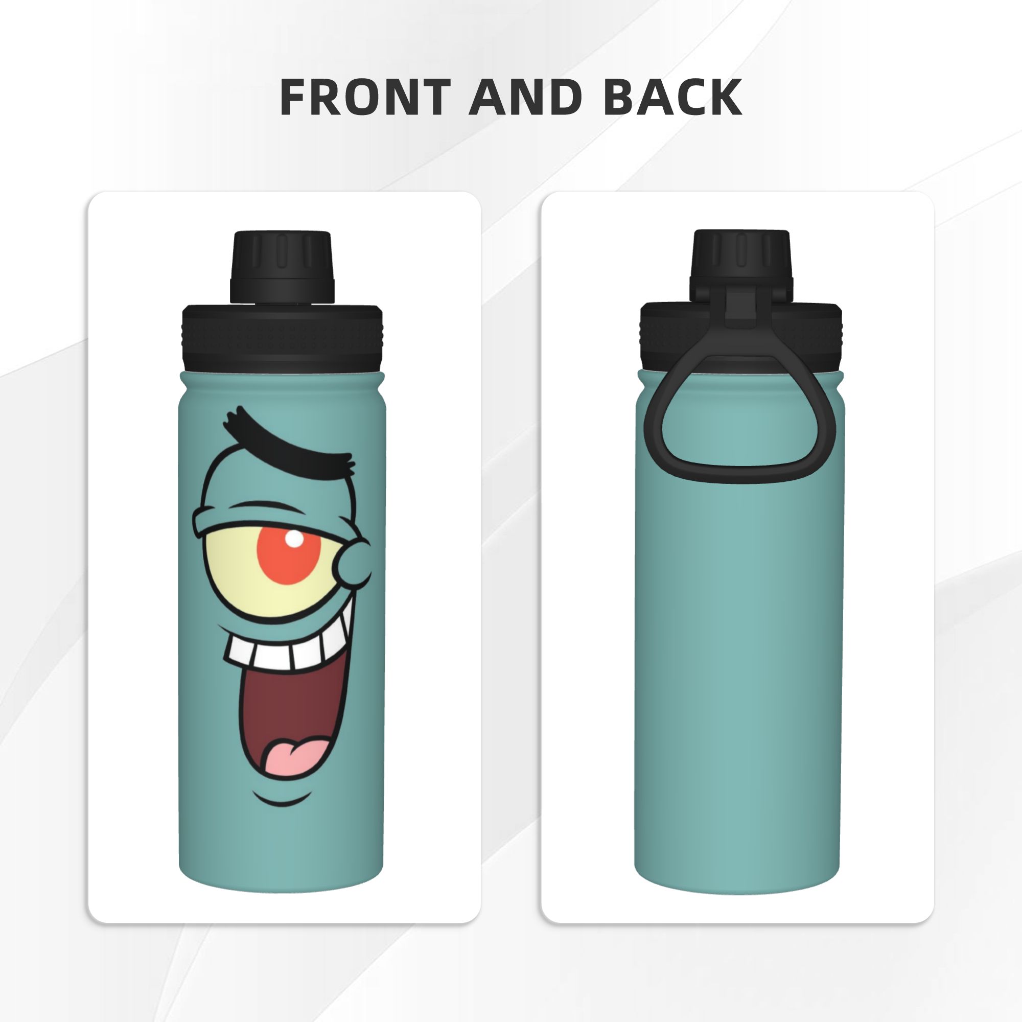 Spongebobs Cartoon 18OZ Sports - Sports Water Bottle Insulated incelemesi ve fiyatı