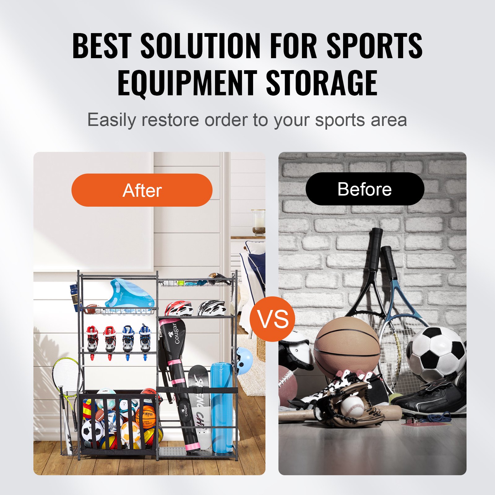 Golf Storage Garage Organizer, - Sports Equipment Outdoor Storage incelemesi ve fiyatı