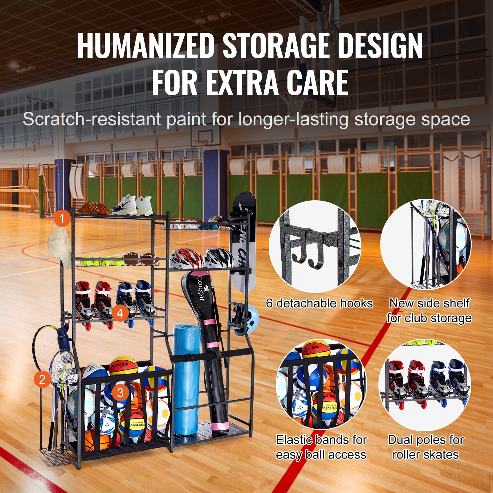 Golf Storage Garage Organizer, - Sports Equipment Outdoor Storage incelemesi ve fiyatı