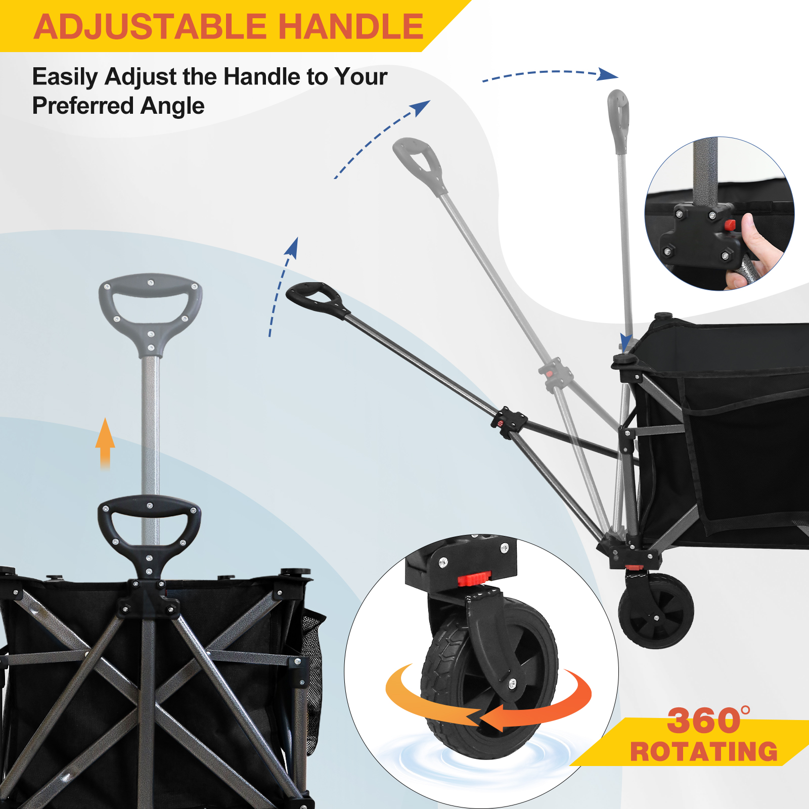 Heavy-Duty Folding Collapsible - Sports Equipment Trolley incelemesi ve fiyatı