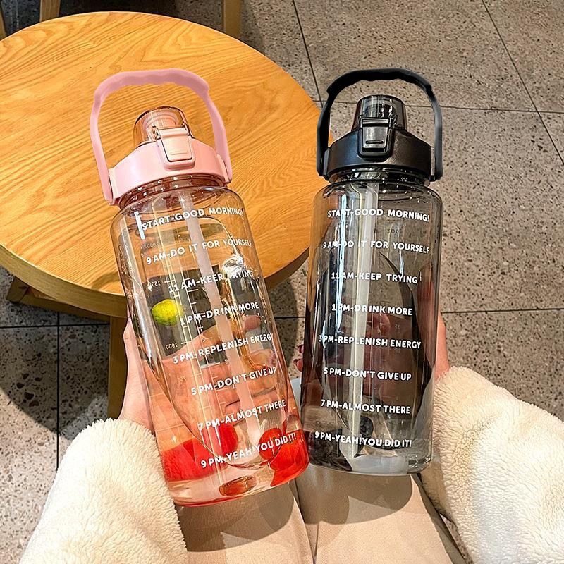 2 Liters Straw Plastic Water B - Sports Equipment Types incelemesi ve fiyatı