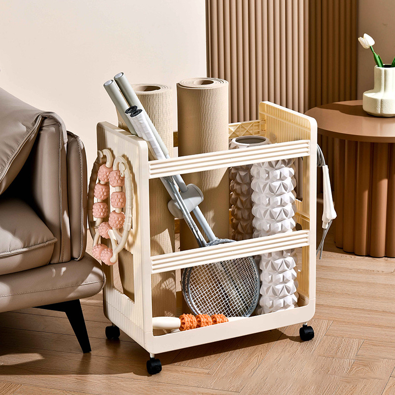 Yoga Supplies Storage Rack Mov - Sports Equipment Trolley incelemesi ve fiyatı