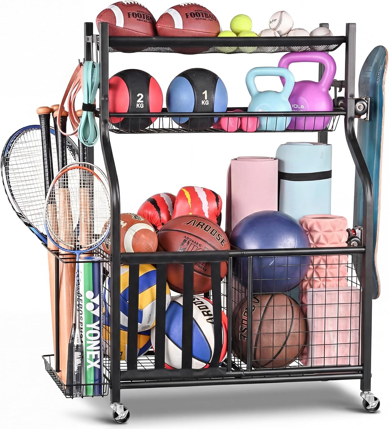Sports Equipment Storage Rack  - Sports Equipment Images incelemesi ve fiyatı