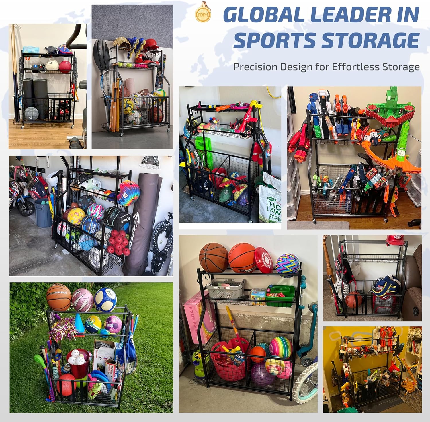 Sports Equipment Storage Rack  - Sports Equipment Images incelemesi ve fiyatı