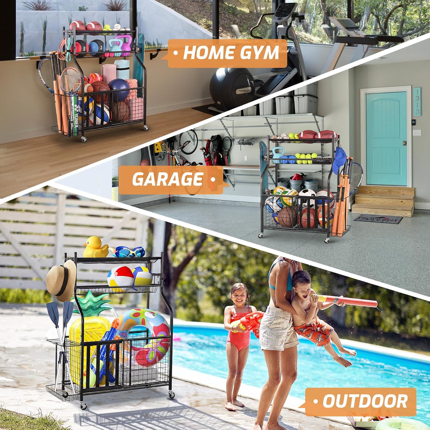 Sports Equipment Storage Rack  - Sports Equipment Images incelemesi ve fiyatı