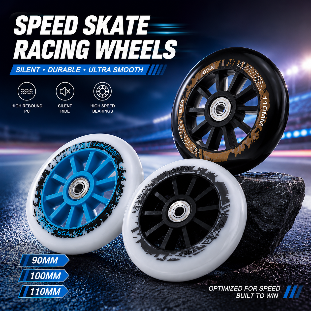 Inline Speed Skate Wheels 90/1 - Roller Skate Inline incelemesi ve fiyatı
