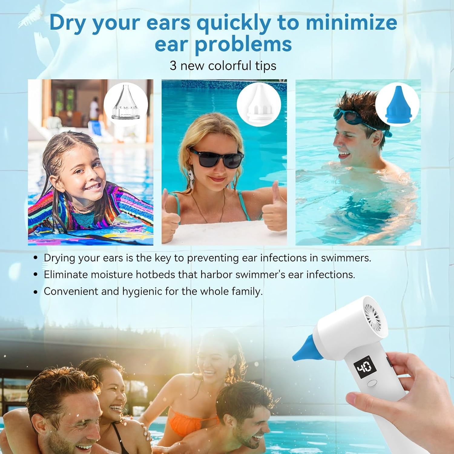 Ear Dryer Water Drying Aid 650 - Sports Equipment Dryer incelemesi ve fiyatı