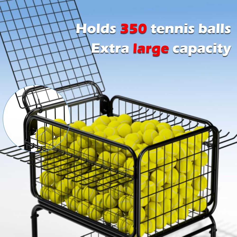 Portable Tennis Ball Cart for  - Sports Equipment Trolley incelemesi ve fiyatı