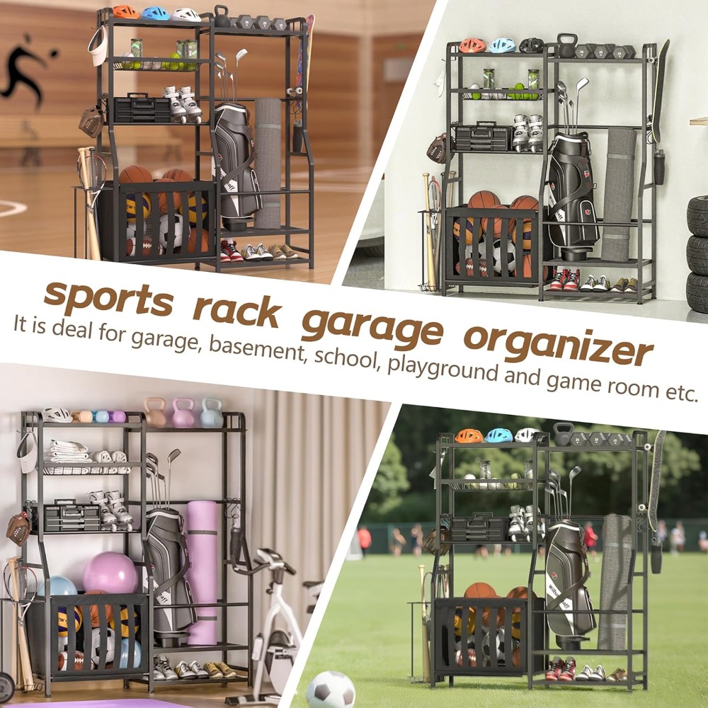 Garage Sports Equipment Organi - Sports Equipment Outdoor Storage incelemesi ve fiyatı