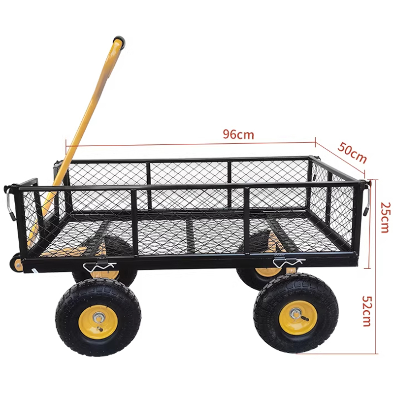 Four-wheeled handcart with rub - Sports Equipment Trolley incelemesi ve fiyatı