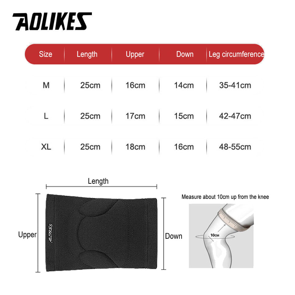 AOLIKES 1 Pair Sports Thickeni - Volleyball Knee Pad incelemesi ve fiyatı