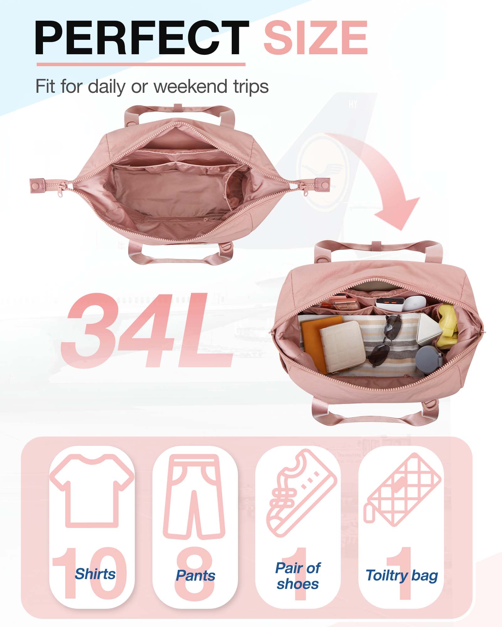 BAGSMART Women's Travel Duffel - Sports Equipment Trolley incelemesi ve fiyatı