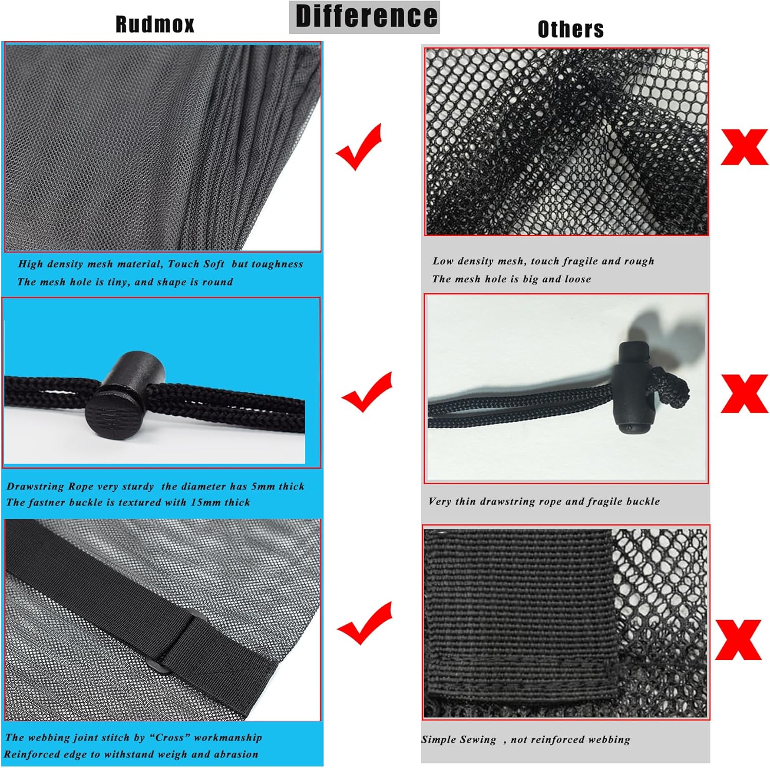 Heavy Duty Mesh Ball Bag, Draw - Sports Equipment Images incelemesi ve fiyatı